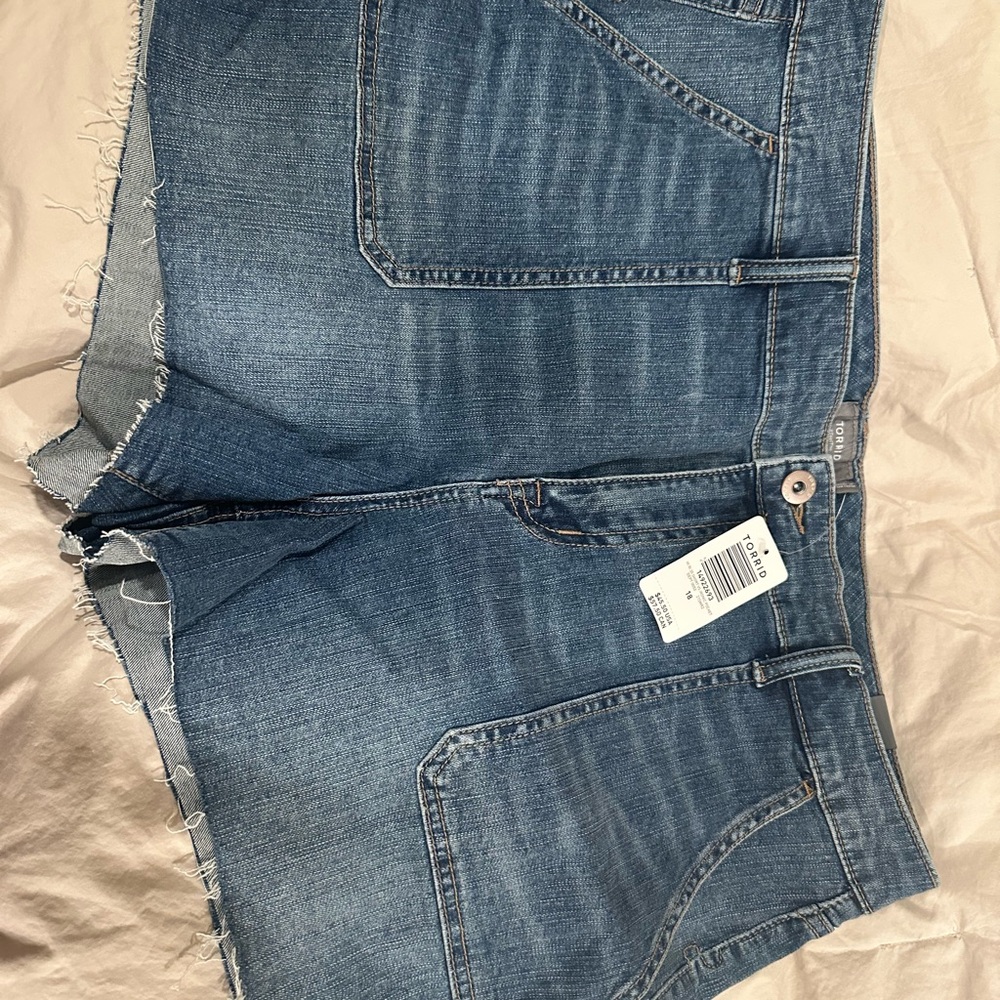Torrid Blue Jean Shorts